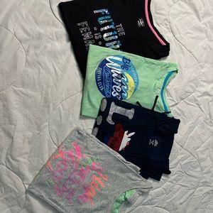 set of 4 girls shirt bundle